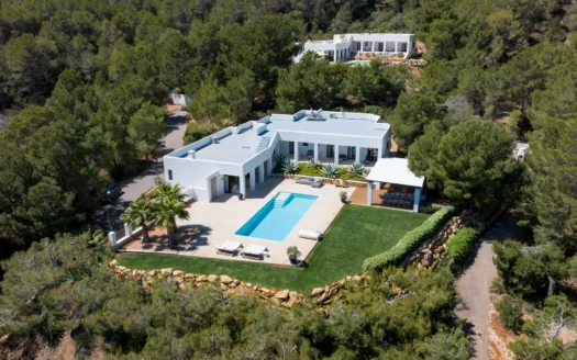Modern Villa for Sale Near Sant Josep, Ibiza – With Guest Apartment, Pool and Panoramic Views