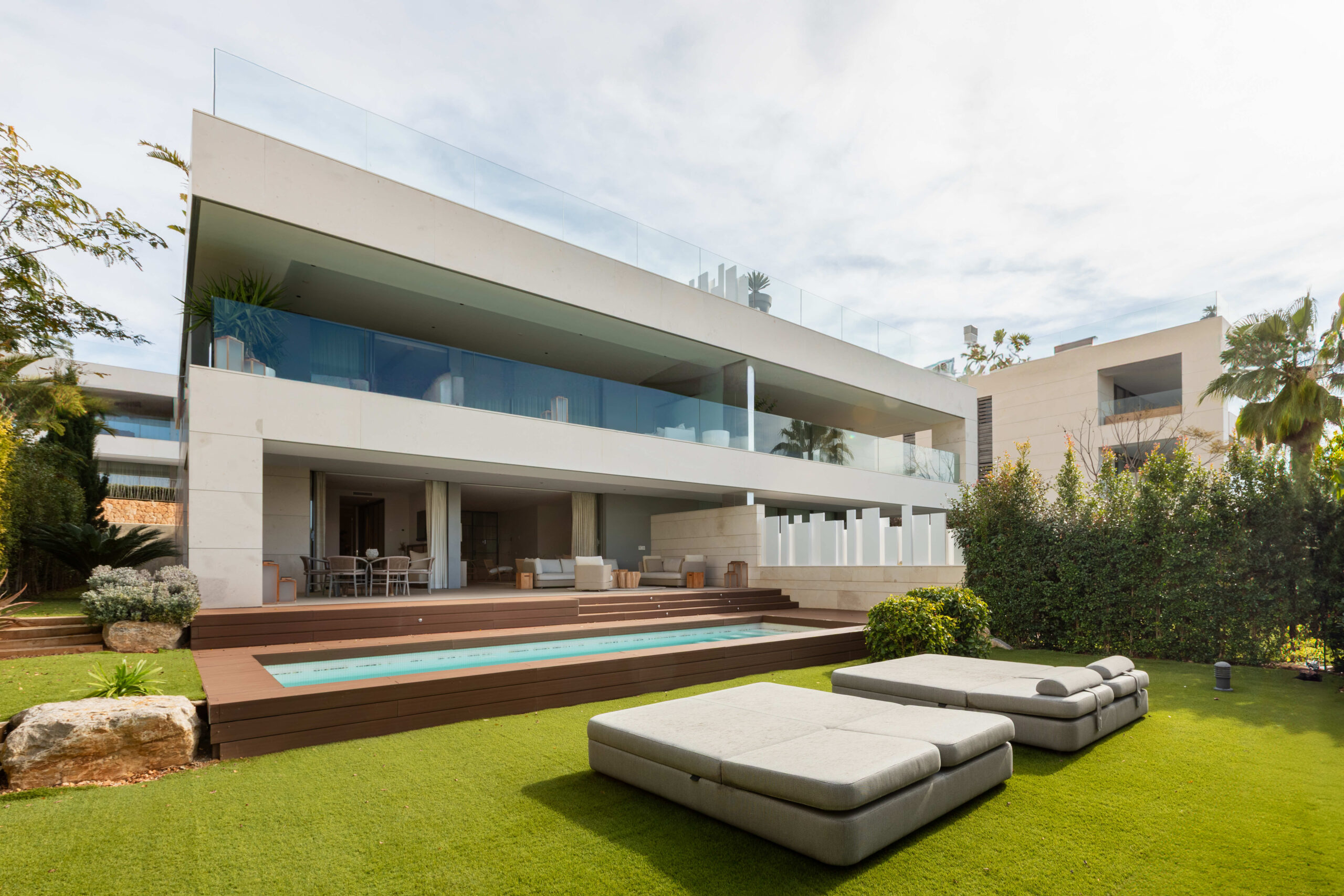 Luxury Double Level Residence with Sea Views and Private Pools in White Angel Ibiza