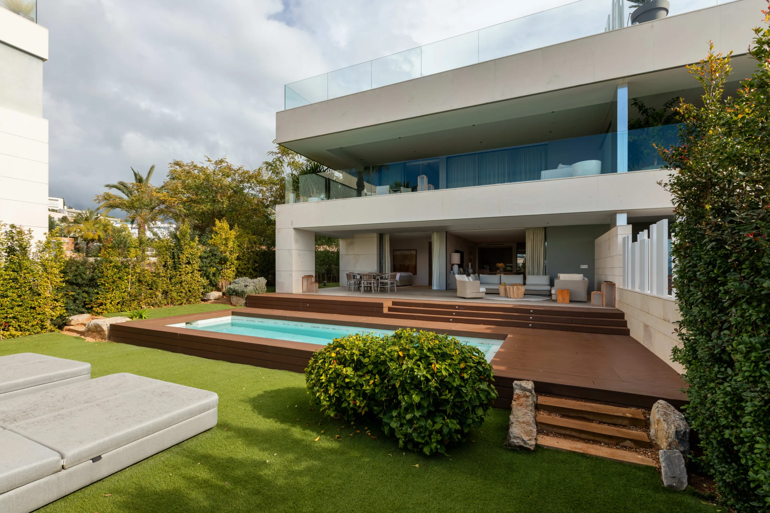 Luxury Double Level Residence with Sea Views and Private Pools in White Angel Ibiza