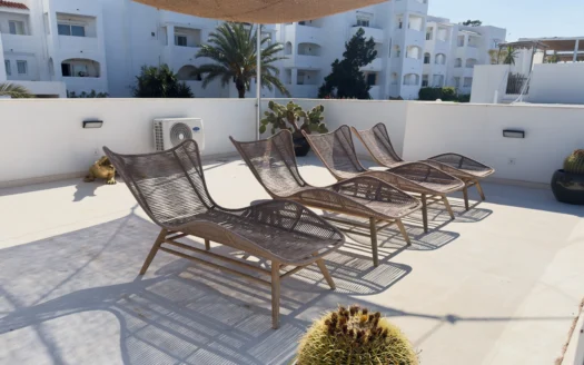 Lovely Apartment with 120 m² of Terraces and Sea Views – Cala Vadella, Ibiza