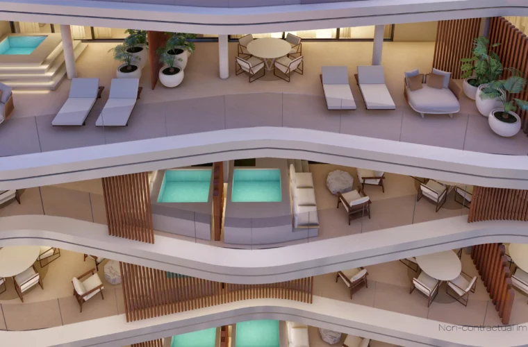 New development with sea views in Santa Eulalia, Ibiza