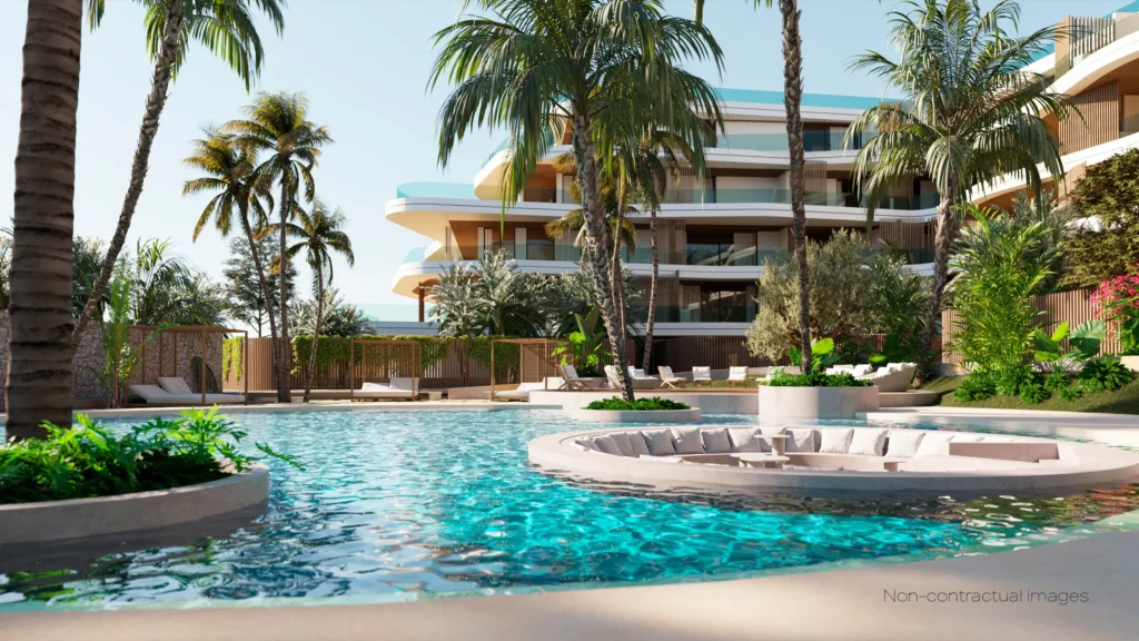New development with sea views in Santa Eulalia, Ibiza