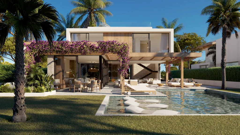 New build villas in Santa Eulalia, Ibiza — ESSENZA